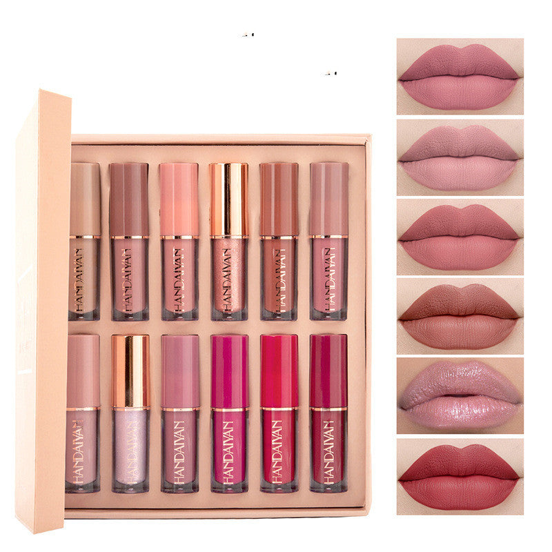 Color Book Lip Gloss Set Liquid Lipstick Set Matte