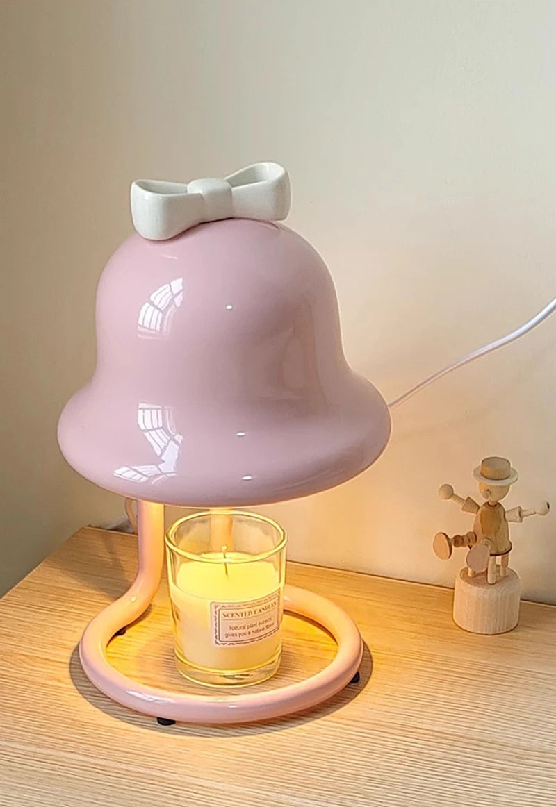 Smokeless Candle Warmer Aromatherapy Melting Wax Lamp Gift Bedroom Desk Table Lamp Candle Warmer Lamp with Brightness Control