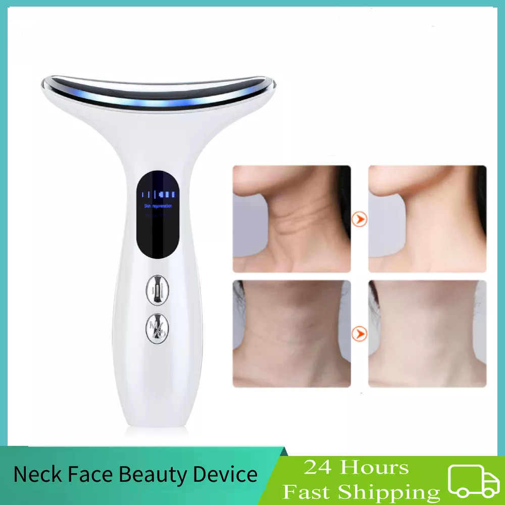 EMS Neck Beauty Device: LED Photon Therapy, Firming and Anti-Wrinkle, for Rejuvenating and Slimming Double Chin