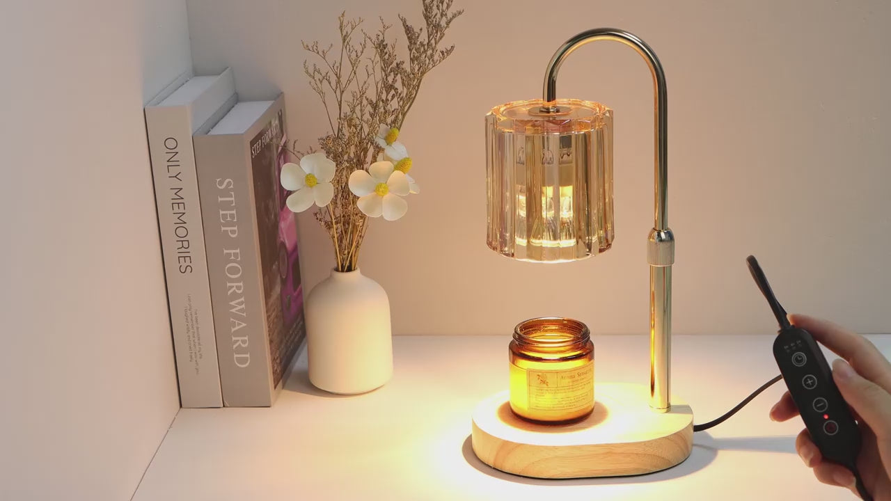 Adjustable Glass Wax Melting Lamp – Aromatherapy & Decorative Desk Lamp