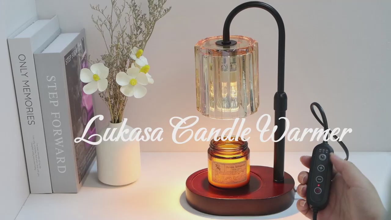 Adjustable Glass Wax Melting Lamp – Aromatherapy & Decorative Desk Lamp